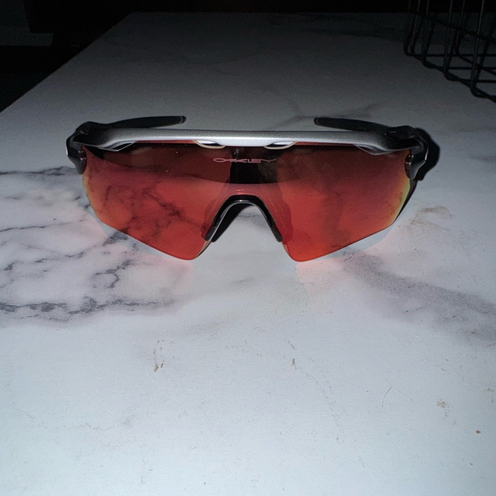 Oakley Sports Sunglasses with Red Lenses